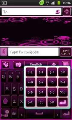 Go Keyboard Emo Punk Theme android App screenshot 0