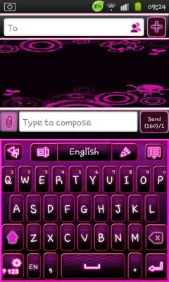 Go Keyboard Emo Punk Theme android App screenshot 2